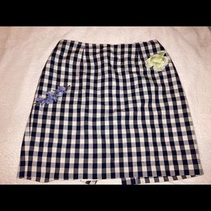 Black & white checkered Skirt